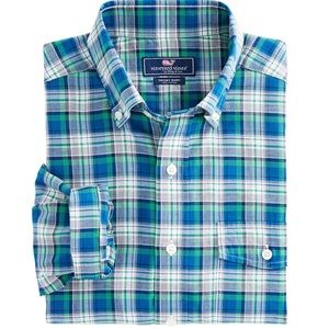 Vineyard Vines Potomac Plaid Classic Crosby Shirt